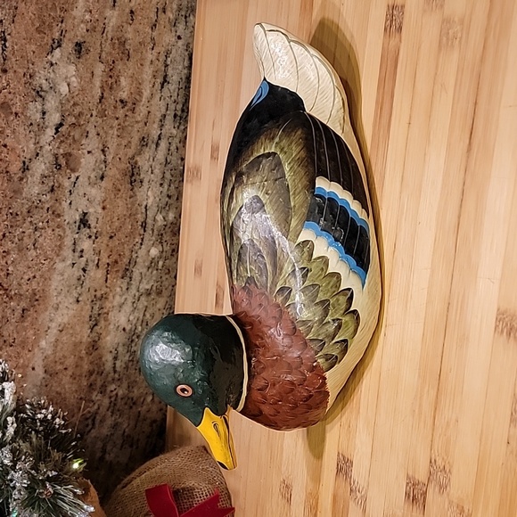 Vintage Paper Mache Duck Decoy - Picture 1 of 7